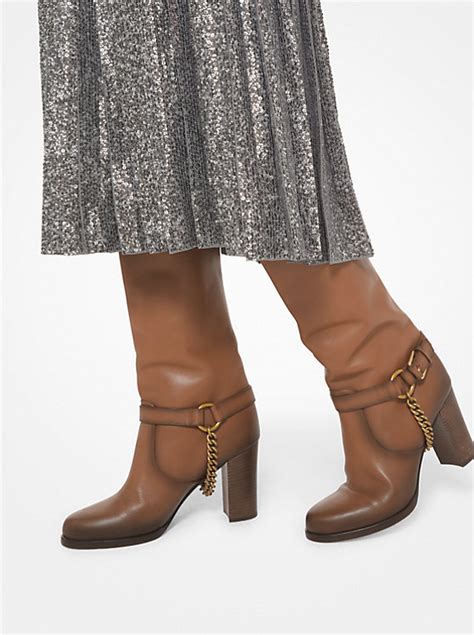 michael kors burnished boots